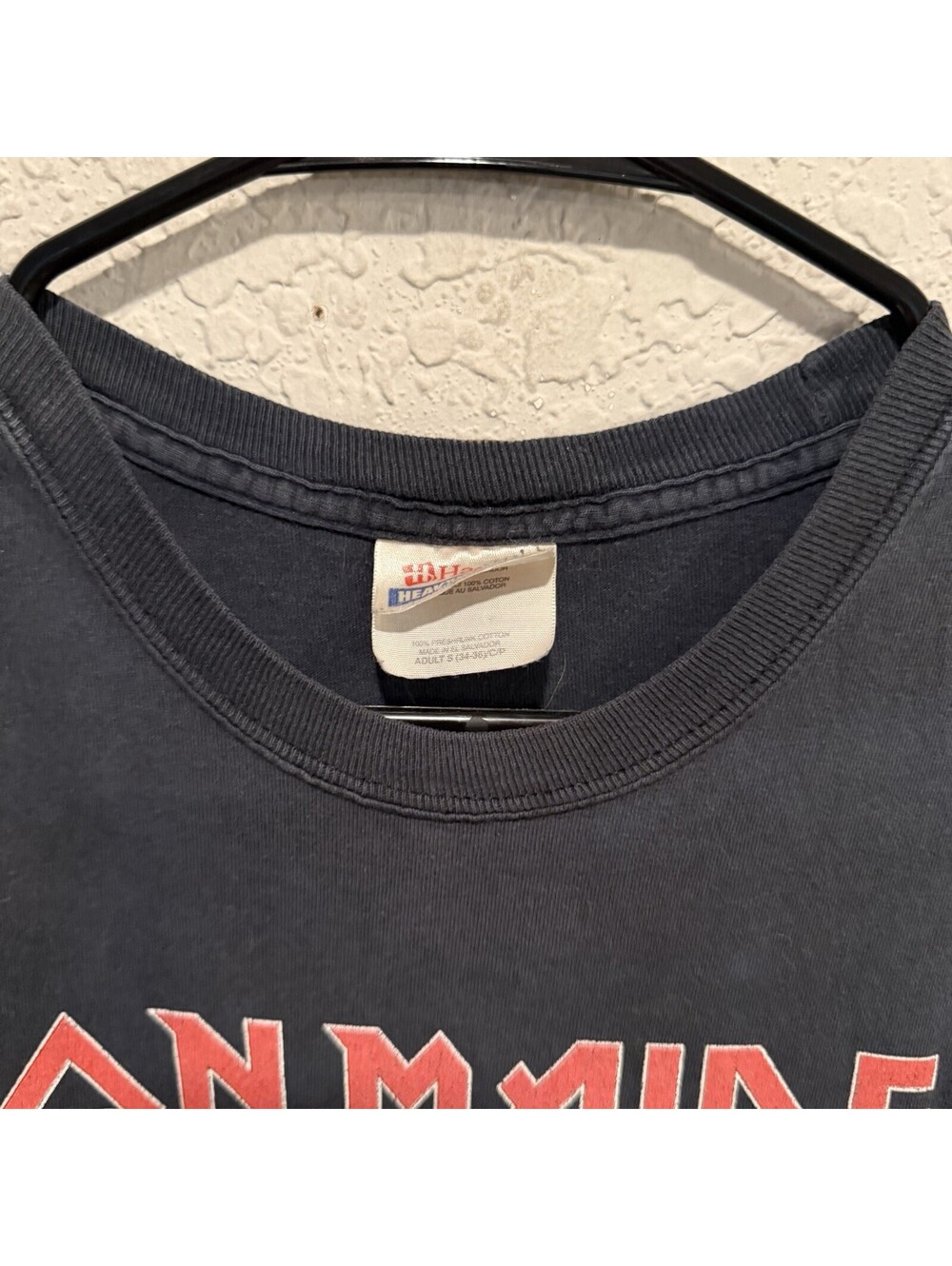 Vintage 90s/00s Iron Maiden Black The Number Of The Beast Band Shirt Size Small - Picture 6 of 6